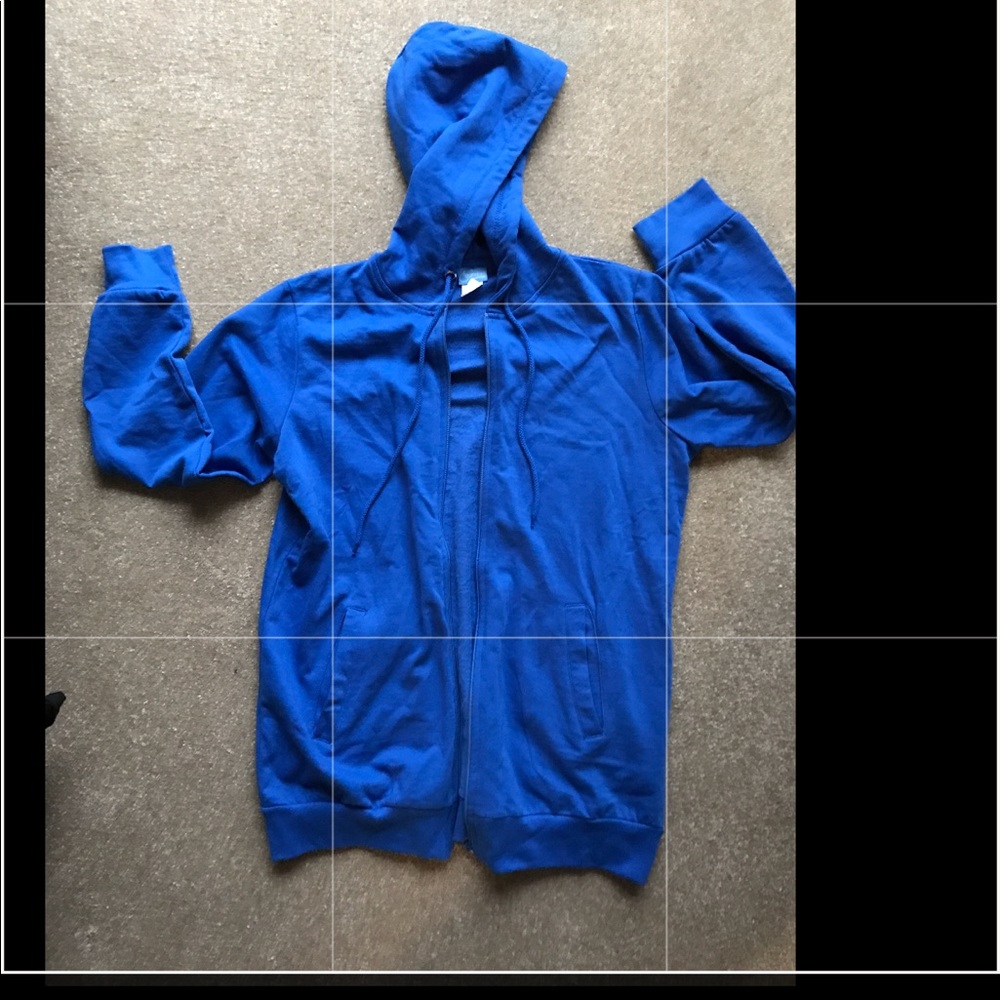 Royal blue zip up jacket